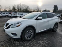 Salvage cars for sale from Copart Portland, OR: 2015 Nissan Murano S