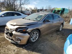 Chevrolet Malibu salvage cars for sale: 2018 Chevrolet Malibu LT