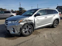 Toyota Vehiculos salvage en venta: 2019 Toyota Highlander LE