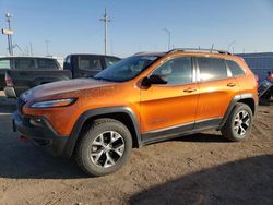 Jeep Cherokee Vehiculos salvage en venta: 2015 Jeep Cherokee Trailhawk