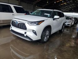 Toyota Highlander salvage cars for sale: 2024 Toyota Highlander Hybrid Limited