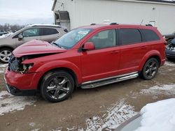 Dodge Journey salvage cars for sale: 2015 Dodge Journey Crossroad