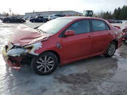 Salvage cars for sale from Copart Leroy, NY: 2010 Toyota Corolla Base