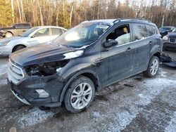 Ford Escape sel salvage cars for sale: 2018 Ford Escape SEL