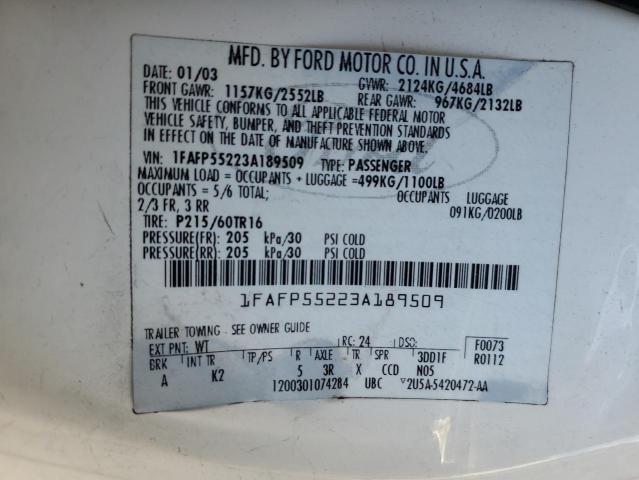 2003 Ford Taurus SES