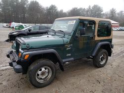 Jeep Wrangler salvage cars for sale: 1999 Jeep Wrangler / TJ Sport