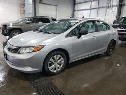 Honda Civic lx salvage cars for sale: 2012 Honda Civic LX