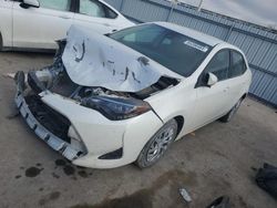 Toyota salvage cars for sale: 2017 Toyota Corolla L