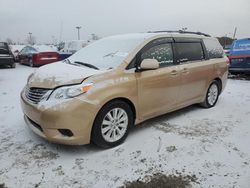 Toyota Sienna xle salvage cars for sale: 2013 Toyota Sienna XLE