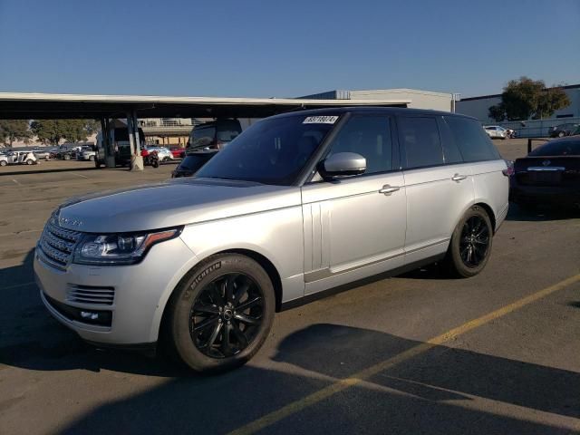 2016 Land Rover Range Rover HSE