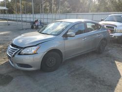 Salvage cars for sale from Copart Savannah, GA: 2014 Nissan Sentra S