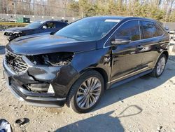 Ford salvage cars for sale: 2020 Ford Edge Titanium