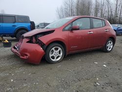 Nissan Leaf salvage cars for sale: 2015 Nissan Leaf S