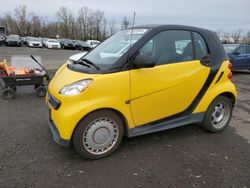 Smart Fortwo salvage cars for sale: 2014 Smart Fortwo Pure