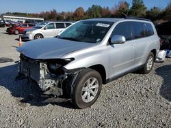 Toyota Highlander salvage cars for sale: 2012 Toyota Highlander Base