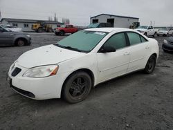 Pontiac salvage cars for sale: 2007 Pontiac G6 Base