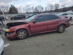 Pontiac salvage cars for sale: 2002 Pontiac Grand AM SE1