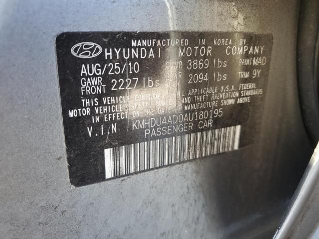 2010 Hyundai Elantra Blue