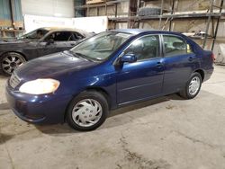 Toyota Corolla salvage cars for sale: 2007 Toyota Corolla CE