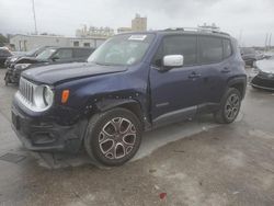 Jeep salvage cars for sale: 2016 Jeep Renegade Limited