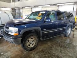 Chevrolet Suburban salvage cars for sale: 2001 Chevrolet Suburban K1500