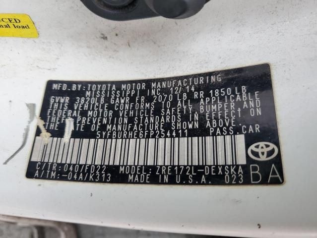 2015 Toyota Corolla L