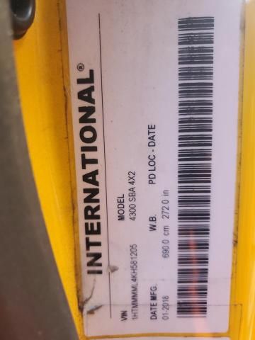 2019 International 4000 4300