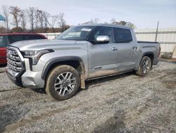 Salvage cars for sale from Copart Spartanburg, SC: 2022 Toyota Tundra Crewmax Platinum