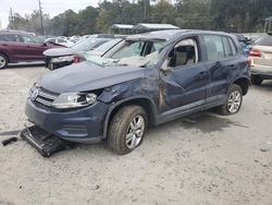 Volkswagen salvage cars for sale: 2016 Volkswagen Tiguan S