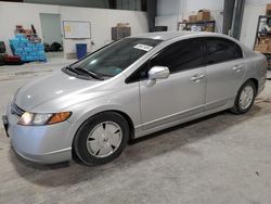 Honda salvage cars for sale: 2008 Honda Civic Hybrid