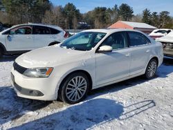 Salvage cars for sale from Copart Mendon, MA: 2012 Volkswagen Jetta SEL