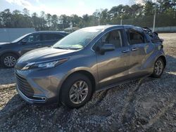 Toyota Sienna xle salvage cars for sale: 2021 Toyota Sienna XLE