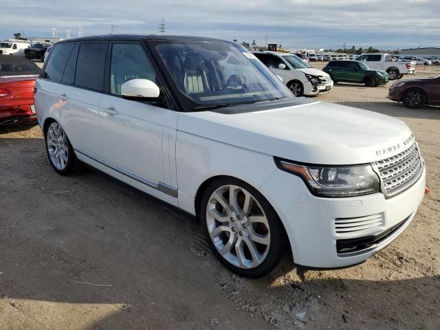 2016 Land Rover Range Rover HSE