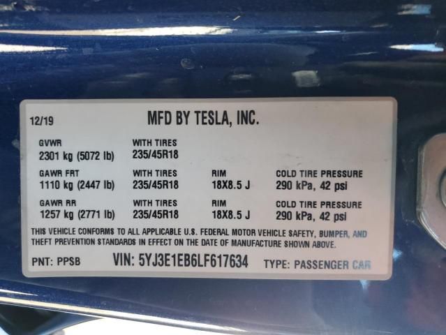 2020 Tesla Model 3