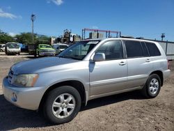 Toyota Highlander salvage cars for sale: 2001 Toyota Highlander