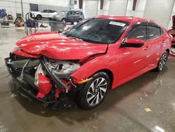 Honda salvage cars for sale: 2017 Honda Civic LX