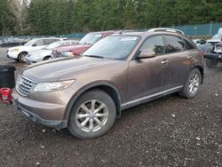 Infiniti fx35 salvage cars for sale: 2007 Infiniti FX35