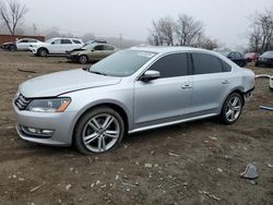 Volkswagen Passat salvage cars for sale: 2014 Volkswagen Passat SEL