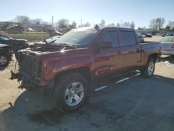 Chevrolet Silverado k1500 lt salvage cars for sale: 2017 Chevrolet Silverado K1500 LT