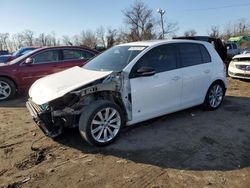 Volkswagen salvage cars for sale: 2013 Volkswagen Golf