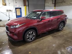 Toyota salvage cars for sale: 2020 Toyota Highlander Hybrid XLE