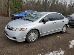 Honda salvage cars for sale: 2009 Honda Civic DX-G