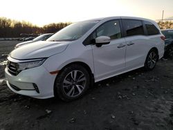 Honda Odyssey salvage cars for sale: 2021 Honda Odyssey Touring