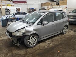 Honda FIT salvage cars for sale: 2007 Honda FIT S