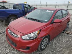 Hyundai Accent salvage cars for sale: 2016 Hyundai Accent SE