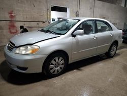 Toyota Corolla salvage cars for sale: 2004 Toyota Corolla CE