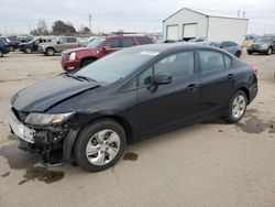 Honda Civic salvage cars for sale: 2013 Honda Civic LX