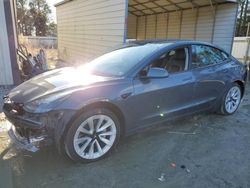 Tesla Model 3 salvage cars for sale: 2022 Tesla Model 3