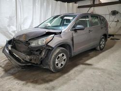 Salvage cars for sale from Copart Ebensburg, PA: 2012 Honda CR-V LX