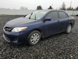 Salvage cars for sale from Copart Portland, OR: 2011 Toyota Corolla Base